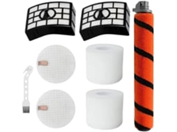 Kit De Escovas Rolo Macias Para Duoclean Az1002 Az1000w Ax950, Inclui