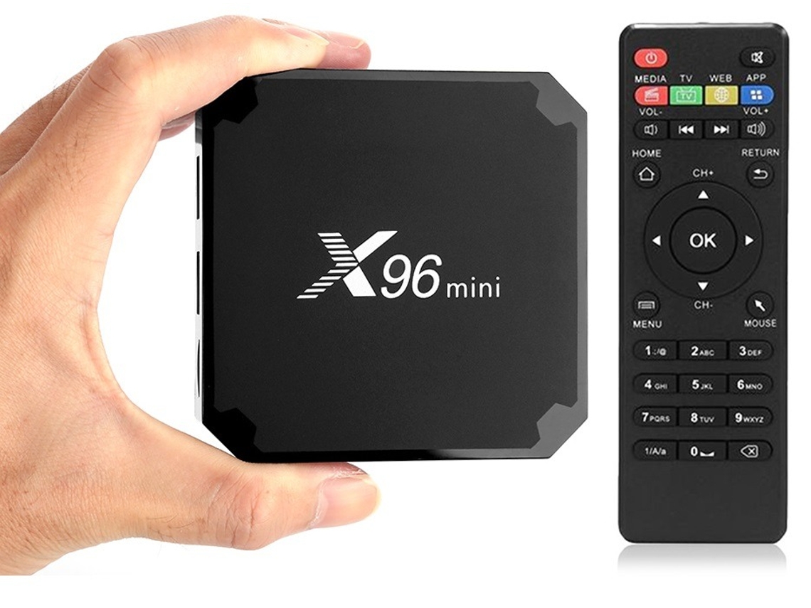 Box Smart TV X96 Mini (Android - 4K Ultra HD - 2 GB RAM - Wi-Fi)