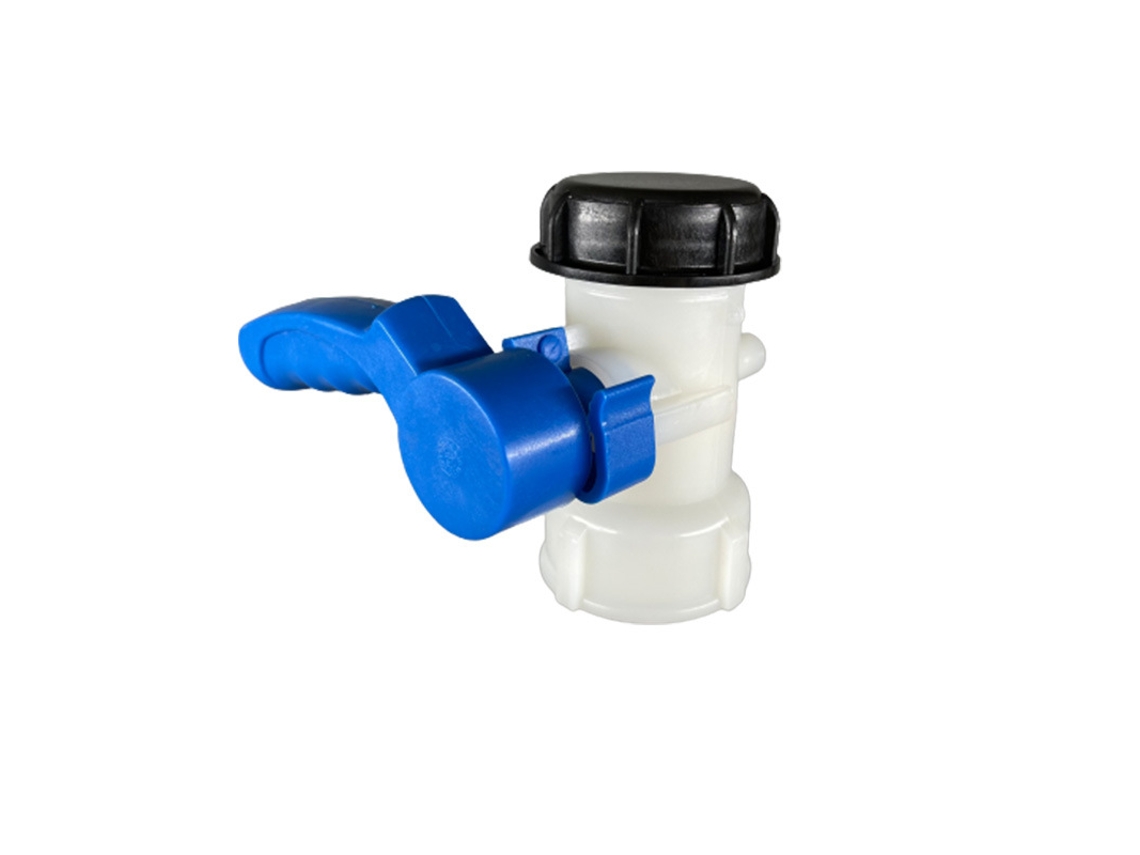 Válvula Borboleta Integrada Para Tanque Ibc Resistente A Ácidos E Álcalis