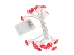 2026 20 Luces de Cadena de Hongos Led para Decoración de Jardín, Navidad, Bodas Y Fiestas