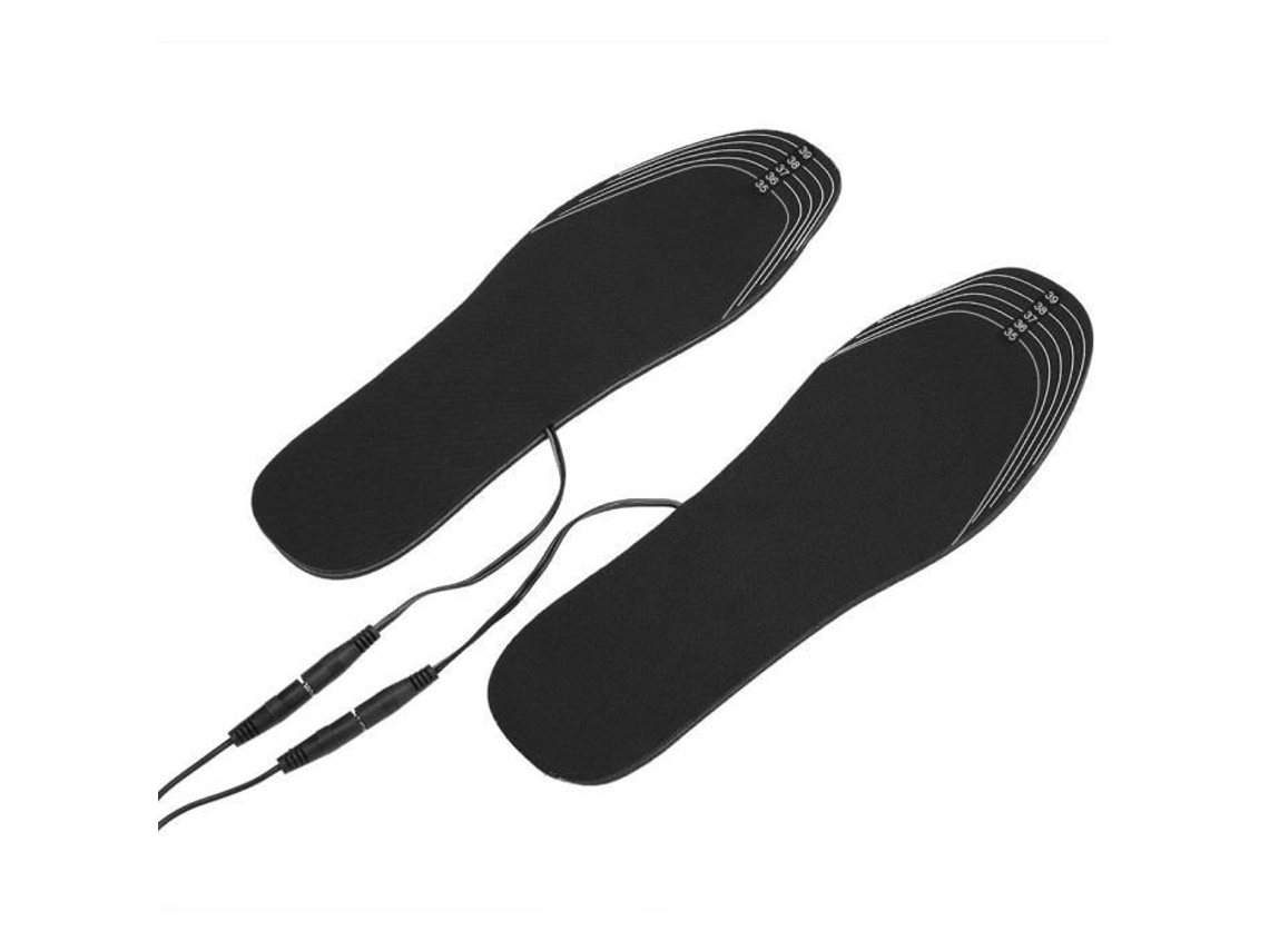Palmilhas aquecidas USB - DILWE - Separação de ambos os pés - Fibra de carbono infravermelho distante DILWE