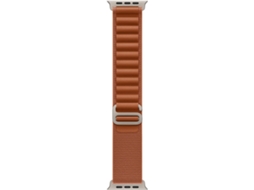 Bracelete APPLE Alpine Loop Natural Titanium Apple Watch 49 mm (L - Terra Cota)