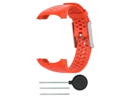 Pulseira de silicone para relógio inteligente Polar M400 M430, respirável e confortável, substituição para bicicleta elétrica.