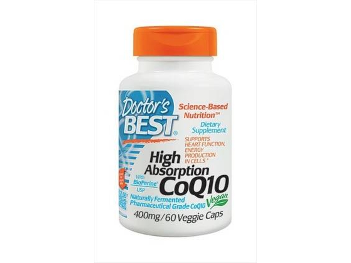 Suplemento Alimentar DOCTOR'S BEST Coq Alta Absorção Com Bioperine (60 cápsulas vegetais)