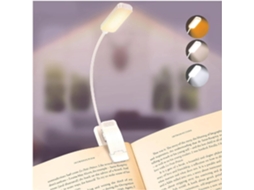 Luminária De Leitura Recarregável Para Ler Na Cama – Proteção Os Olhos, 3 Temperaturas De Cor, Intensidade Continuamente