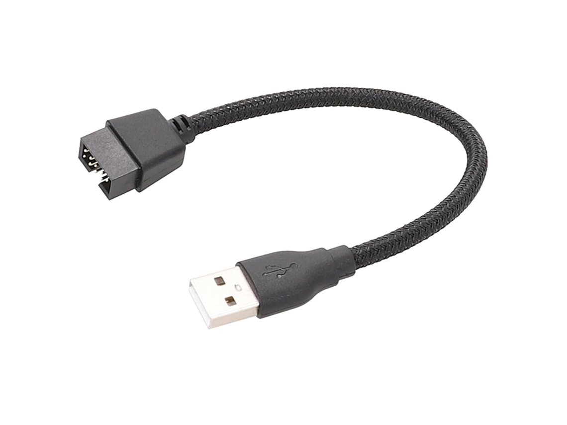 Cabo Adaptador De Extensão Usb A Macho Para 9 Pinos Transferência
