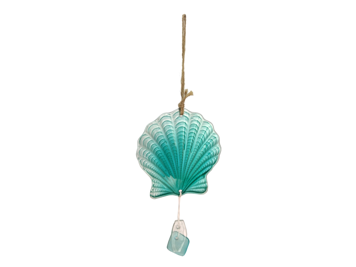 Laxiscreed Pingente Estrela Do Mar Em Vidro Azul Para Decoração Com Sinos De Vento Oceânicos