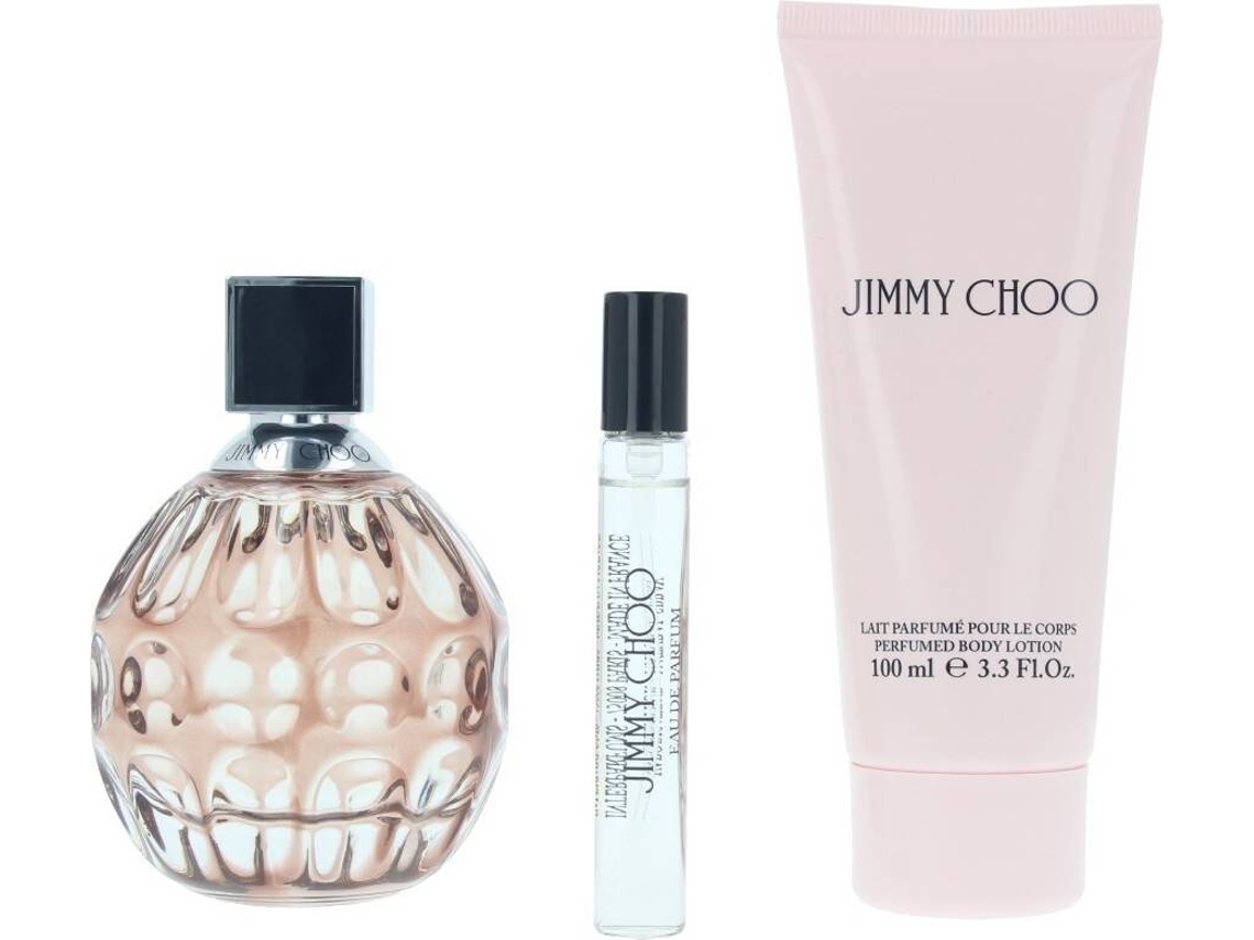 Coffret JIMMY CHOO Edp 100 ml + Body Lotion 100 ml + Edp 7.5 ml