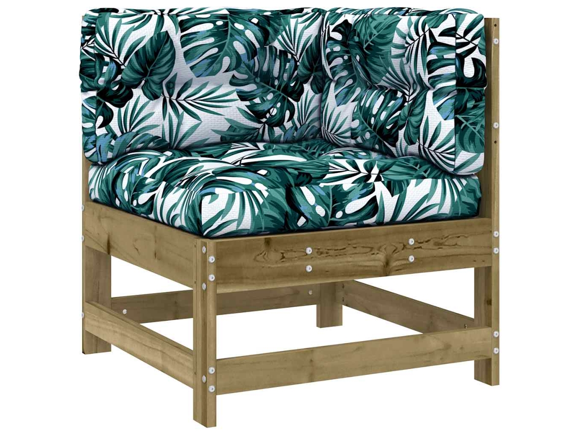 Corner Sofa, Corner Sofas Vidaxl Marrom Madeira De Pinho Impregnada (n/a)