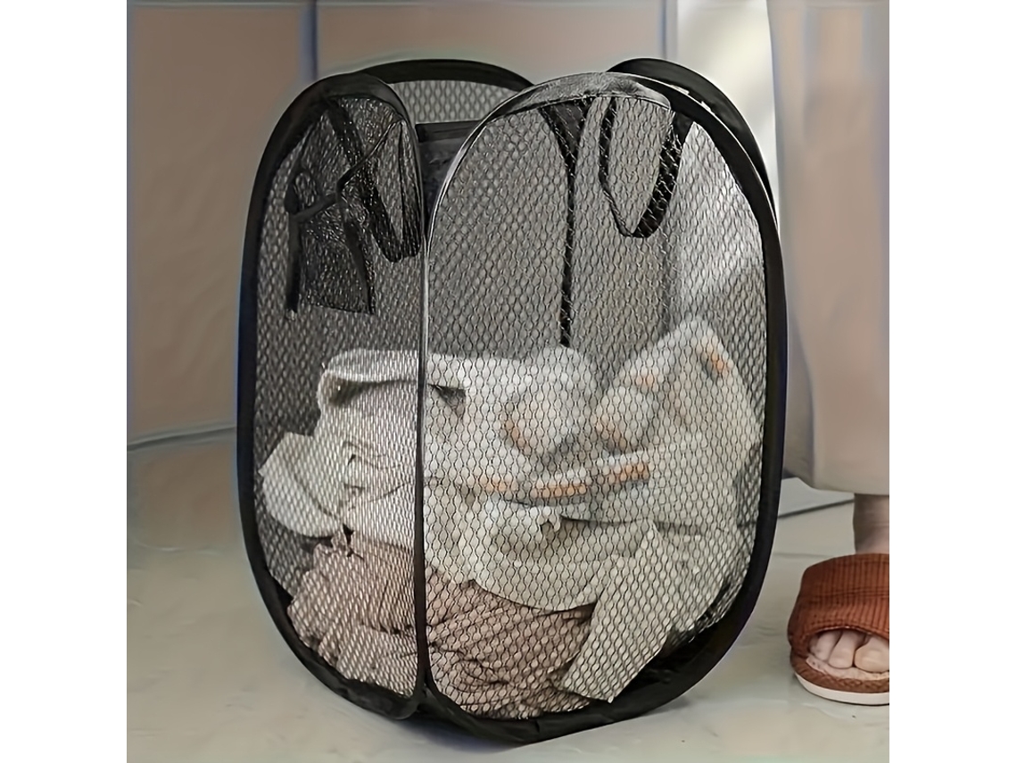 Cesto de Roupa Dobrável com Alças BRILVIBERA