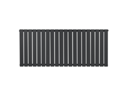Radiador Plano Coluna Única 600x1400 Mm | Cinza Antracite | 1270w | Aço Carbono Durável | Instalação Simples |