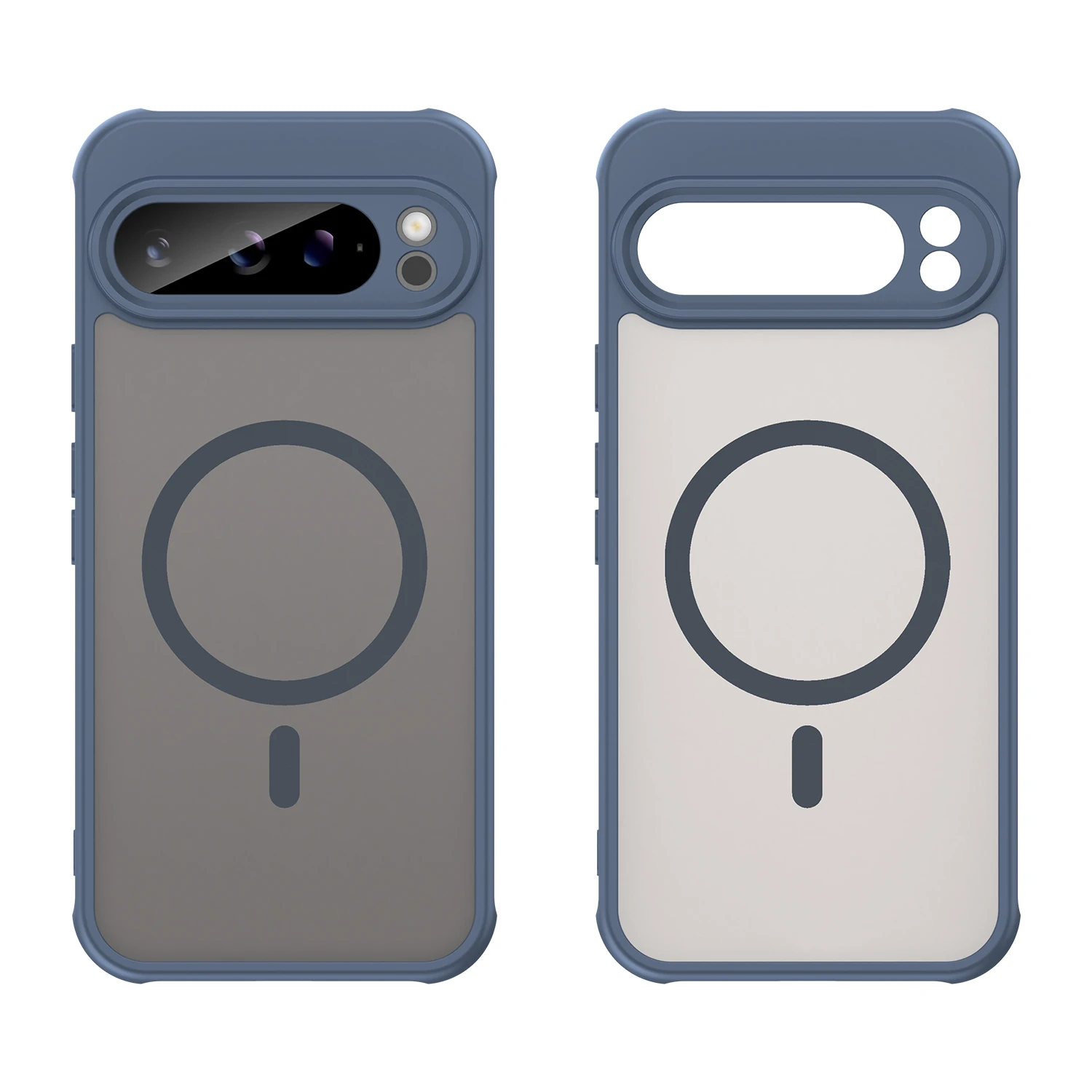 (azul, Google Pixel 10) Capa De Celular Resistente A Impactos E Com Acabamento Fosco, Compatível Com Carregamento Sem Fio Magnético.