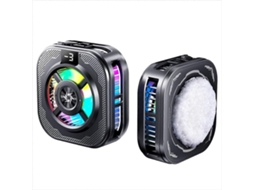 Resfriador Magnético Universal Para Celular Com Visor Digital E Luzes Rgb.