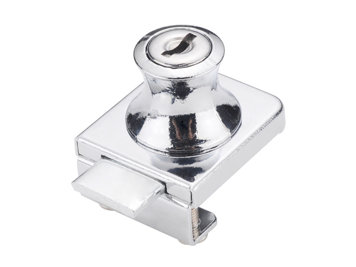 Armário de vidro com fechadura em liga zinco para portas de 5 a 8 mm AQUAFORGE