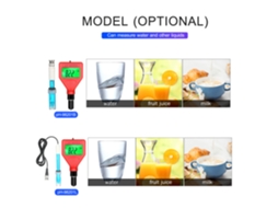 Medidor De Ph 0-14ph Para Água Cerveja Alimentos Laboratório Lcd Com Luz Verde