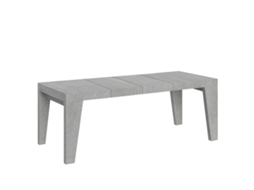 Mesa de Jantar Extensível 90X180/284 Cm Naxy Premium Cimento ITAMOBY
