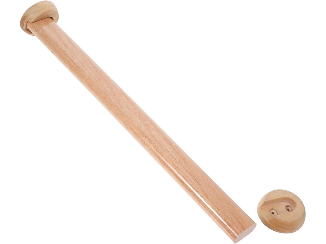 Trilhos de Madeira GOKOCO de 40 a 50 cm para Guarda-Roupa com Suportes de Tensão