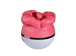 Vibrador para Lamber a Língua e Chupar Massageador de Mamilo Clitoriano de Silicone Macio Rosa YIZHOOD