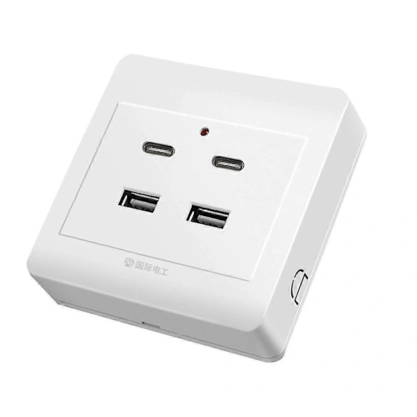 Tomada de Carregador Parede Usb Tipo C com Porta Usb a BRILVIBERA