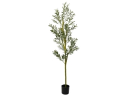 Vidaxl Oliveira Artificial 800 Folhas 200 Cm Verde