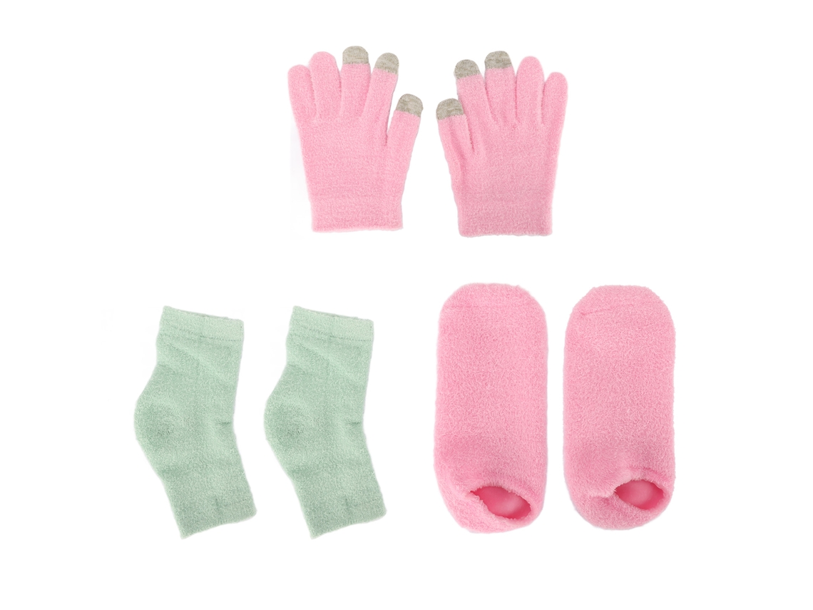Conjunto De Luvas Hidratantes Para Mãos E Meias De Cuidado Para Pés