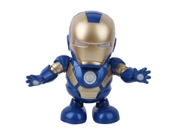 Mali brinquedo Robô Dançante Elétrico com Luz e Som para Crianças Action Figure 19cm