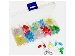 Conjunto de 300 Leds 3mm 5mm Cores Sortidas DIV