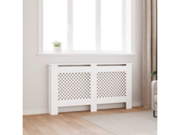 Vidaxl Cobertura De Radiador 152x19x81,5 Cm Mdf Branco