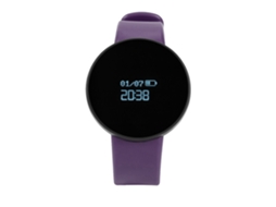Pulseira Esportiva Tlwd3 : Passador de Passos, Monitor de Frequência Cardíaca, Controle Via Aplicativo. EOOCOO (roxa)