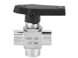 Válvula De Esfera 3 Vias Laxiscreed Para Controle De Água Com Rosca Bspp Fêmea