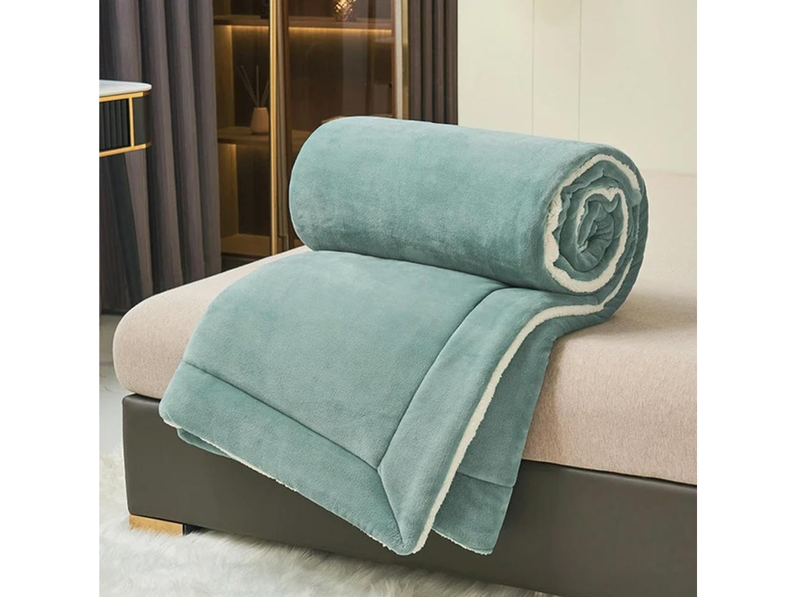 Manta de Flanela Coral Macia e Quente Ideal para o Quarto Sofá cama Outras Ocasiões Edredom Macio Confortável