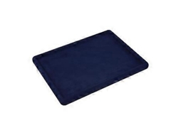 Caixa de joias prática à prova de poeira, bandeja organizadora de joias, suporte empilhável para joias, azul Slowmoose