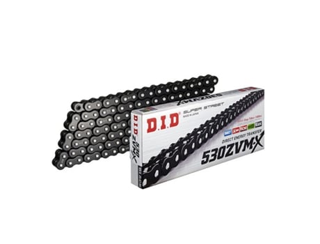 Corrente de motocicletas D.I.D 530ZVM-X (BK&BK) ZJ