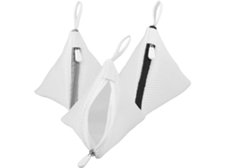 Conjunto De 3 Mini Sacos De Lavanderia Multifuncionais Em Malha