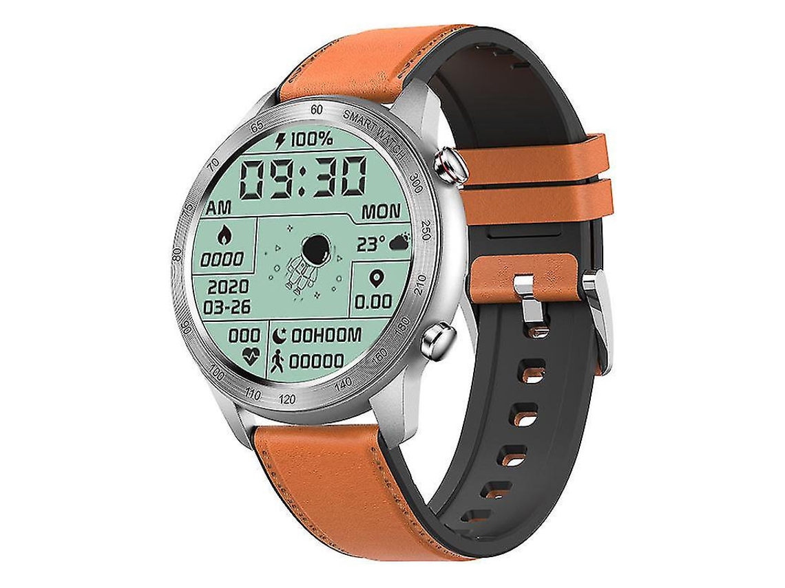 Connected Watch, Smartwatch Men Ip68 À Prova D Água Pulseira Conectado Cardio Pedômetro Smartwatch Sport Fitness Tracker Yizhood (marrom)