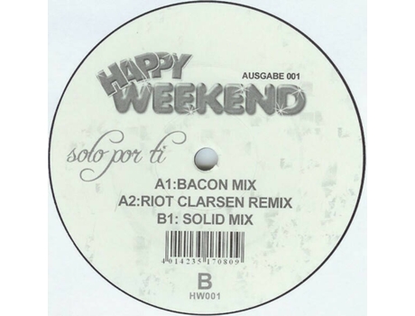 Vinil Solo Por Ti Aqualoop Records