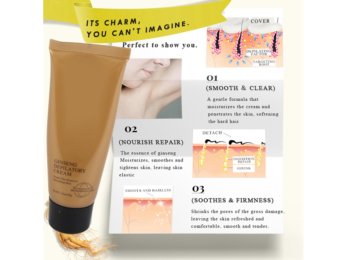 Creme Depilatório (depilação Indolor E Suave) + Eoocoo