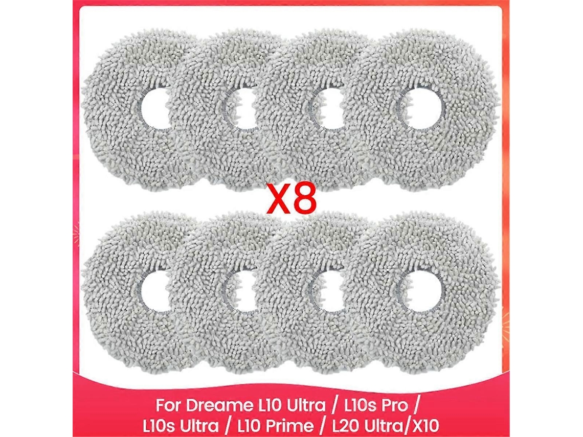 Panos de Limpeza para Aspiradores Pó L10 Ultra/ L10s Pro L10s Prime L20 X10 BRILVIBERA