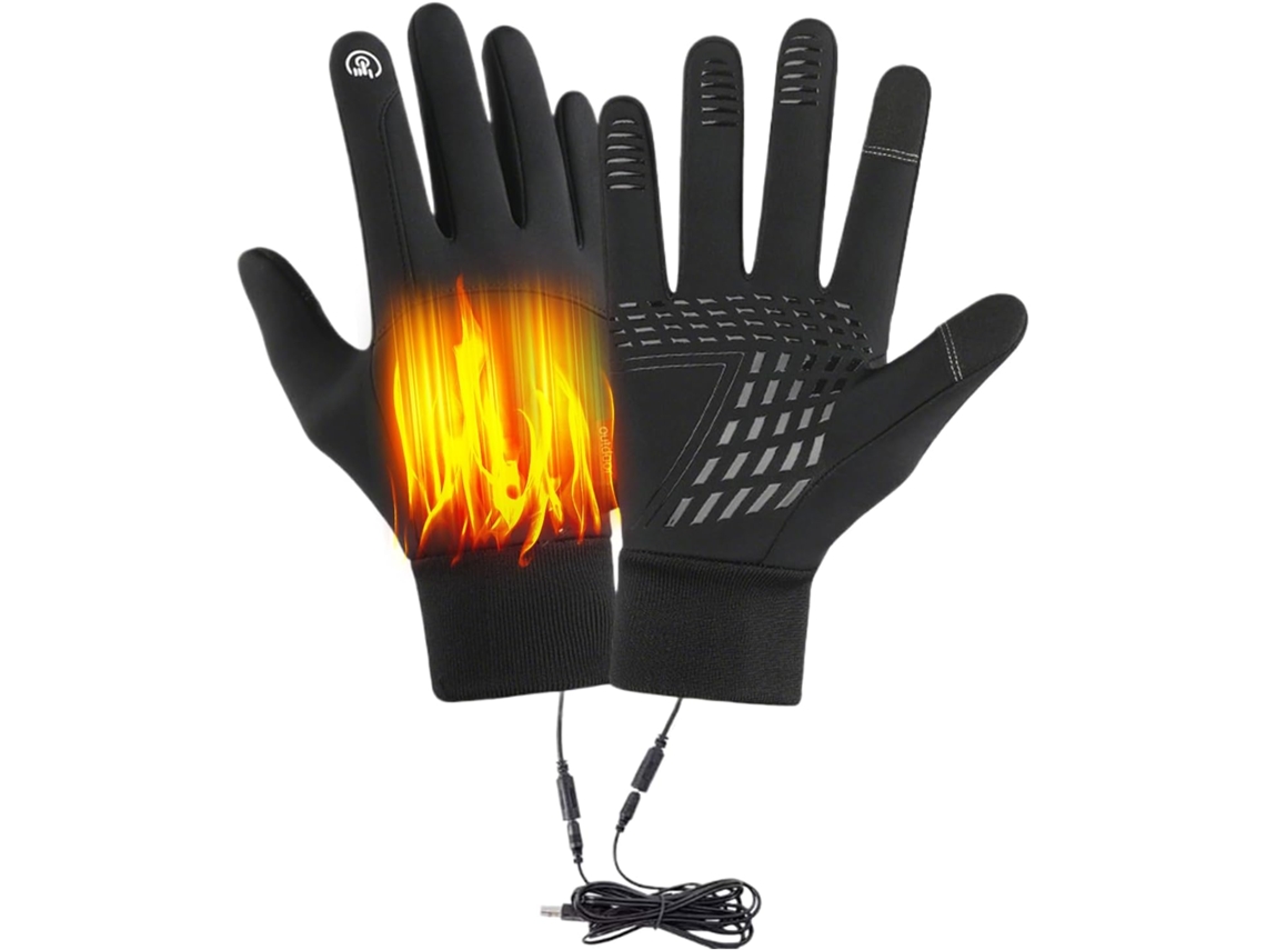 Aquecidas Para Uso Externo, Luvas Elétricas De Inverno Com Tela Sensível Ao Toque | De Luvas Gokoco