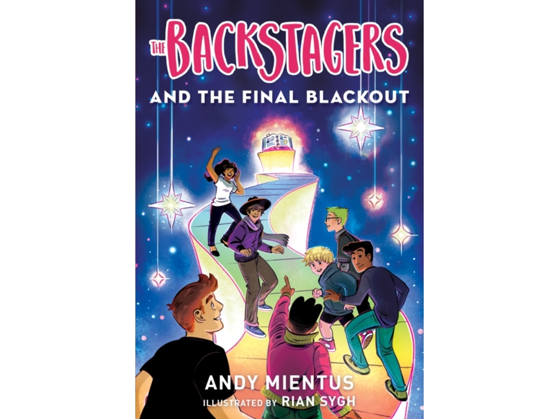 Livro The Backstagers and the Final Blackout de Andy Mientus (Inglês)