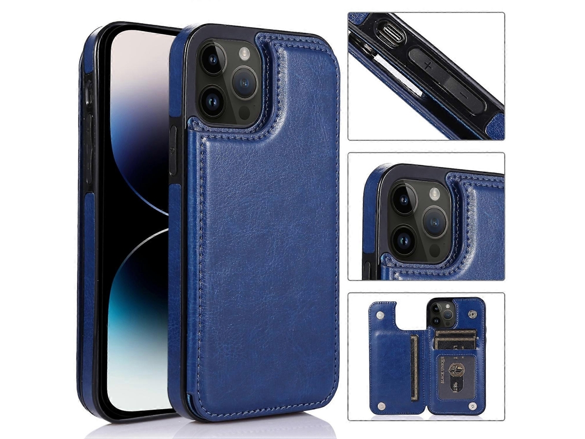 Lurelia Capa Iphone 14 Pro Couro Pu Tpu