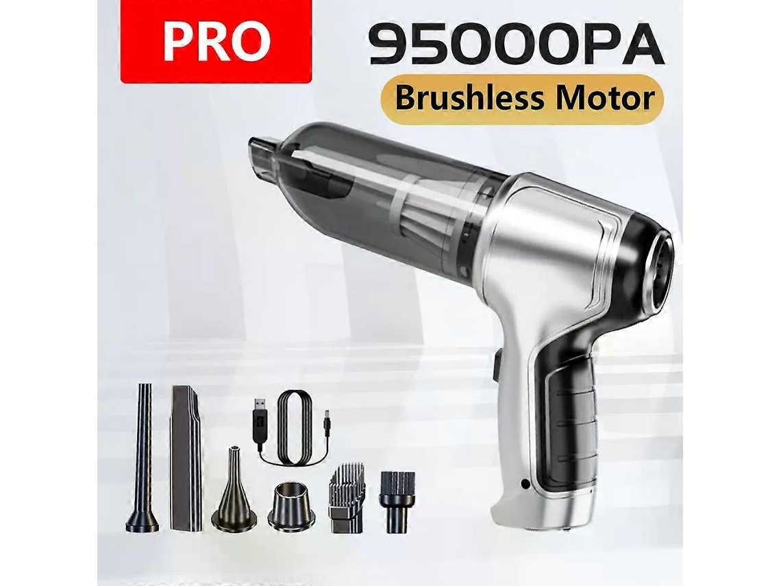 Aspirador De Pó Automotivo Sem Fio 95000pa, Potente Sucção, Portátil, Máquina De Limpeza Portátil Para Eletrodomésticos Aquaforge