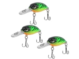 Isca Artificial 3d 6cm/5g para Pesca 3pcs