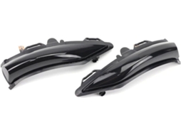 Piscas De Led, Piscas De Led Dinâmicos Pretos, Luzes Sequenciais Nos Retrovisores Para Ford Fiesta St Line Mk8 E Puma