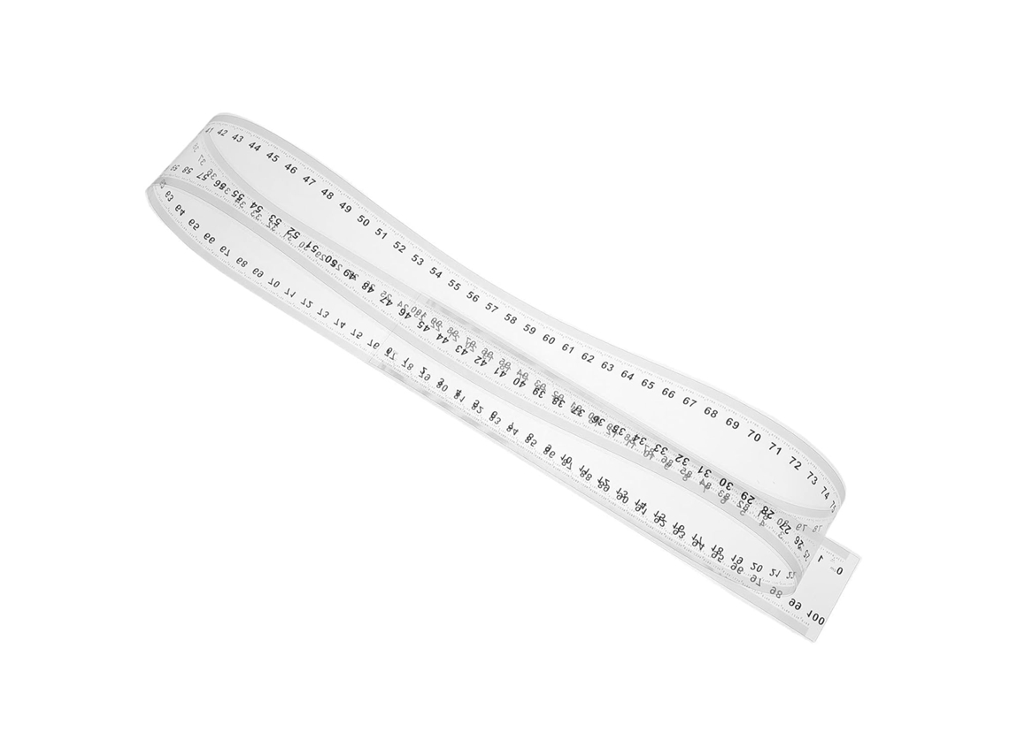 Régua De Plástico De Alta Precisão De 100 Cm Para Desenho E Medição.