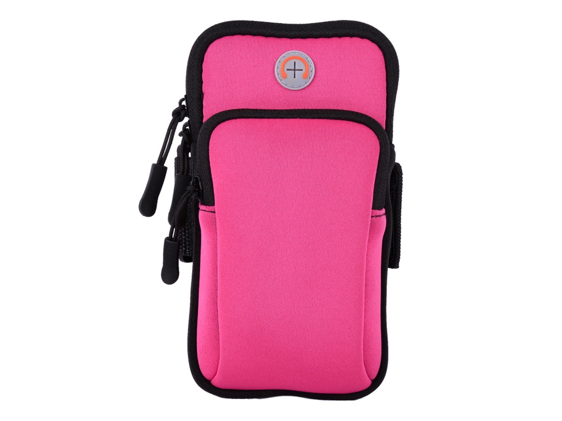 1 Braçadeira Vermelha Para Corrida, Suporte Para Celular, Celular
