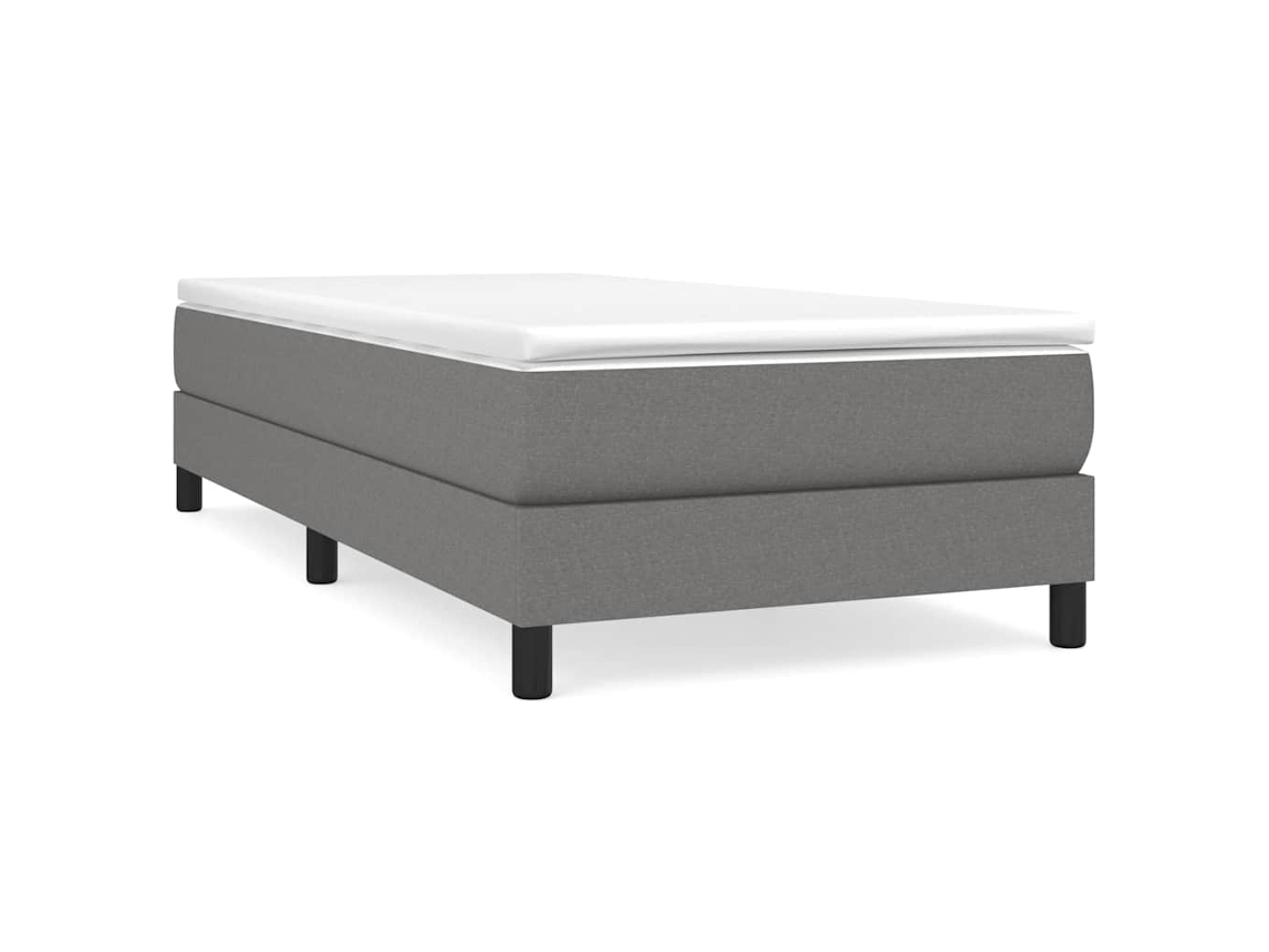 Box Spring Bed, Box Spring Beds Vidaxl Cinzeto Tecido (100 X 200 Cm)