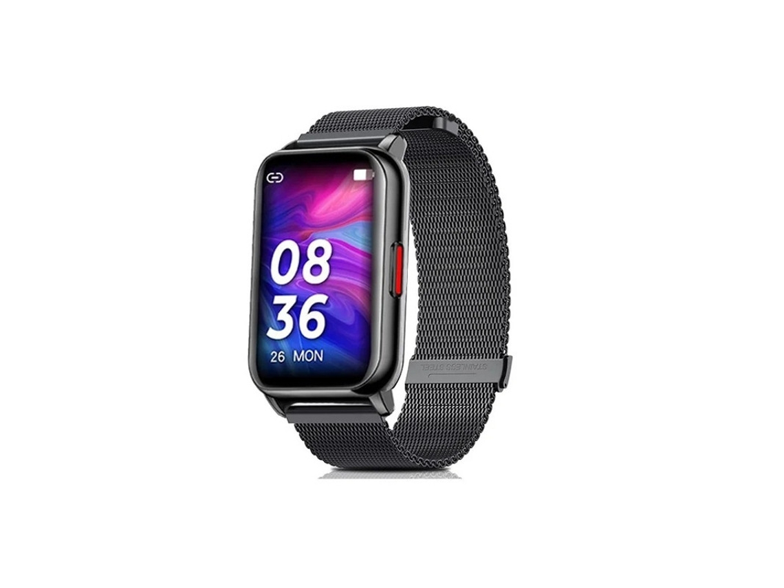 Relógio inteligente Bestvite com tela sensível ao toque de 1,57 polegadas, monitor de frequência cardíaca e oxigênio no sangue, IP68