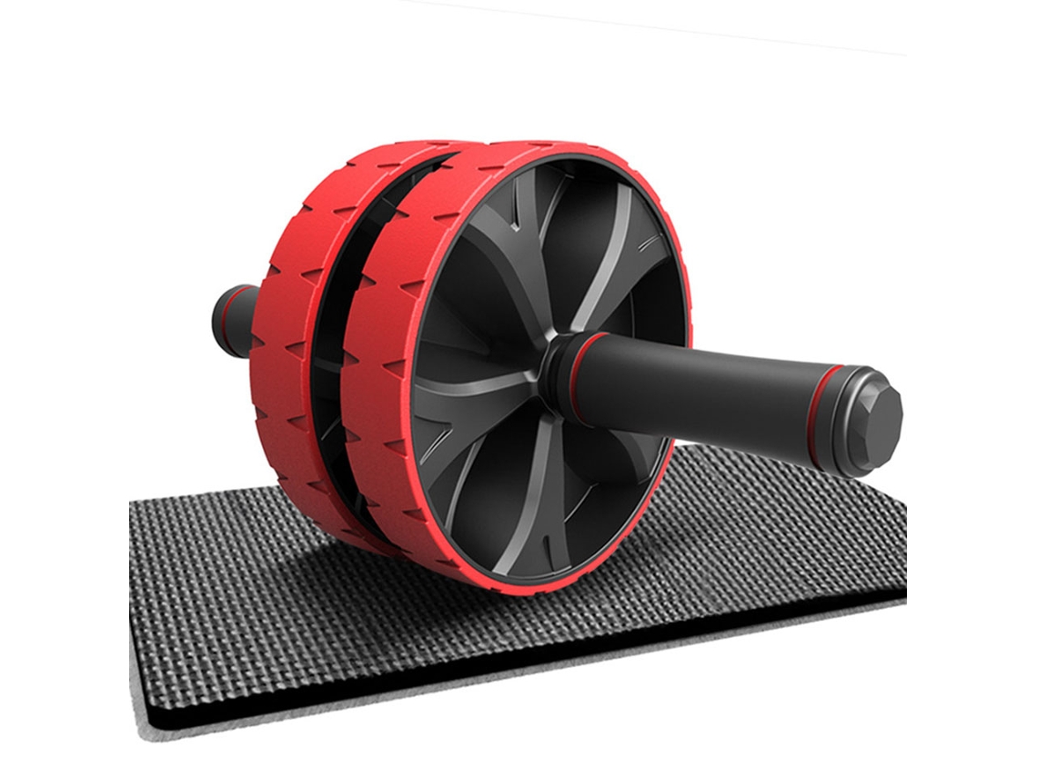 Roda Abdominal Com Ruído E Rolo Para Ginástica Aquaforge