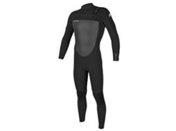Terno de Neoprene Manga Longa com Zíper no Peito Epic 3/2 Preto So´Neill Wetsuits